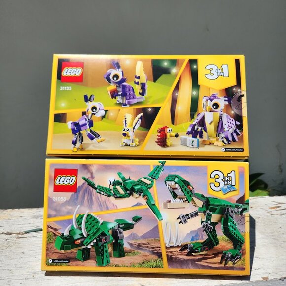 NEW LEGO Creator 3-in-1 BUNDLE Fantasy Forest Creatures Woodland Owl Dinosaurs 3 - Picture 2 of 16